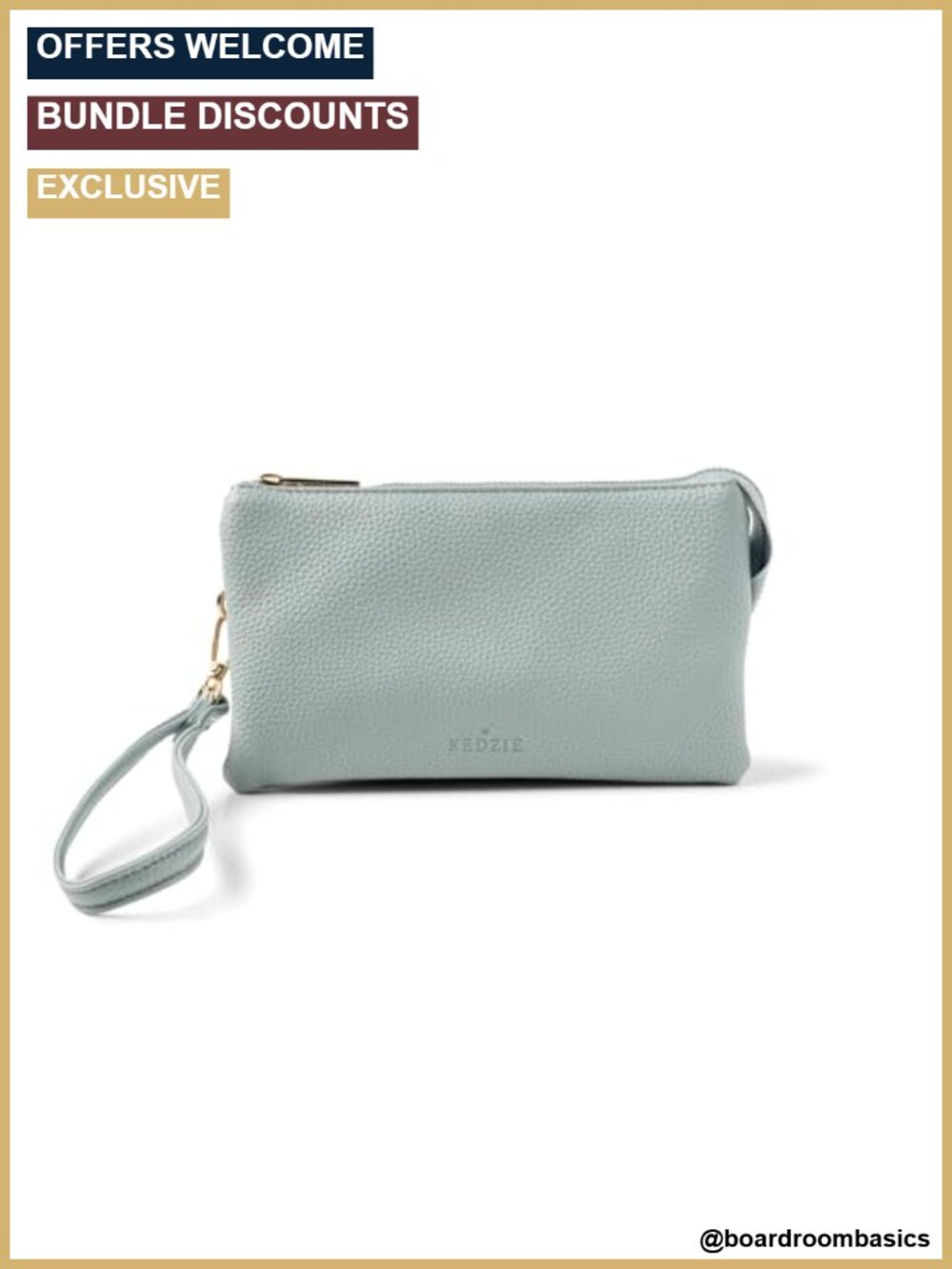 Vegan Leather Convertible Crossbody Wallet Wristlet Purse